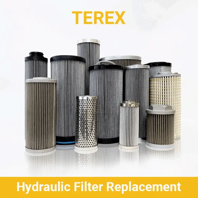 TEREX Hydraulic Oil Filter Replacement